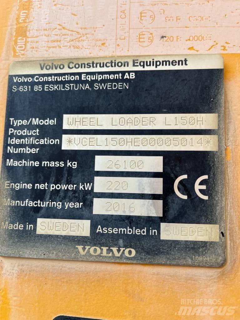 Volvo L150H Wheel loaders