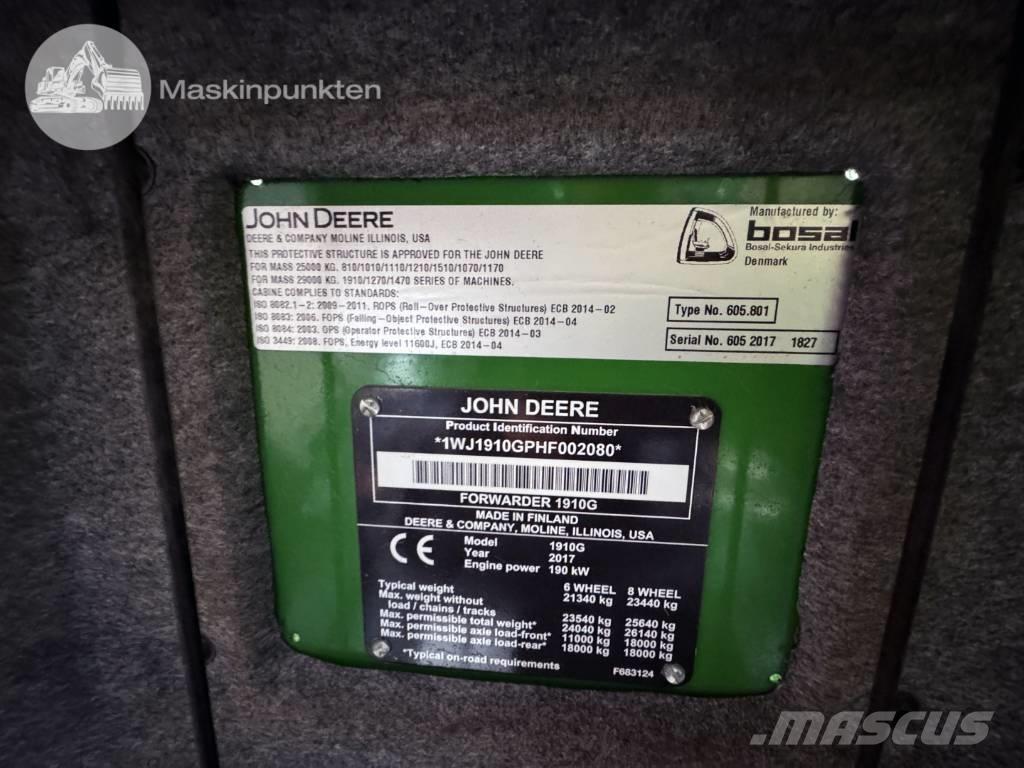 John Deere 1910 G Forwarders