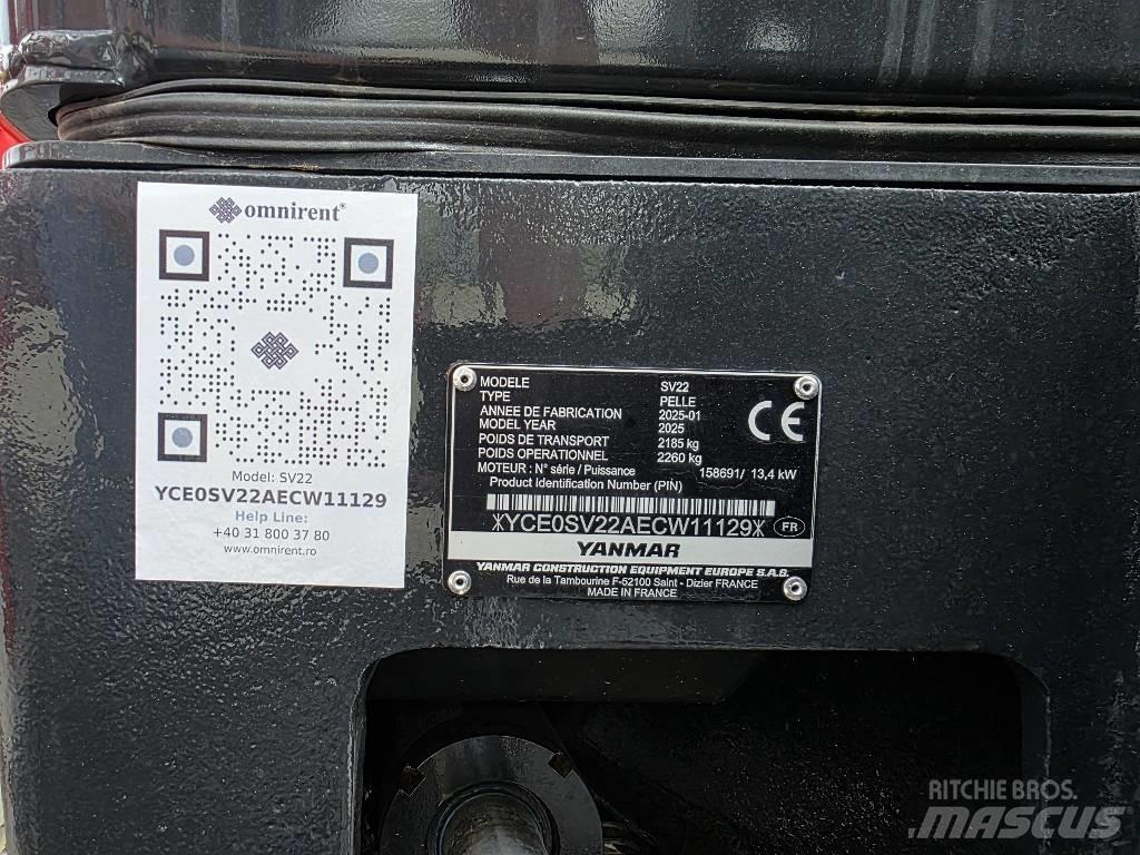Yanmar SV 22 Mini excavators < 7t (Mini diggers)