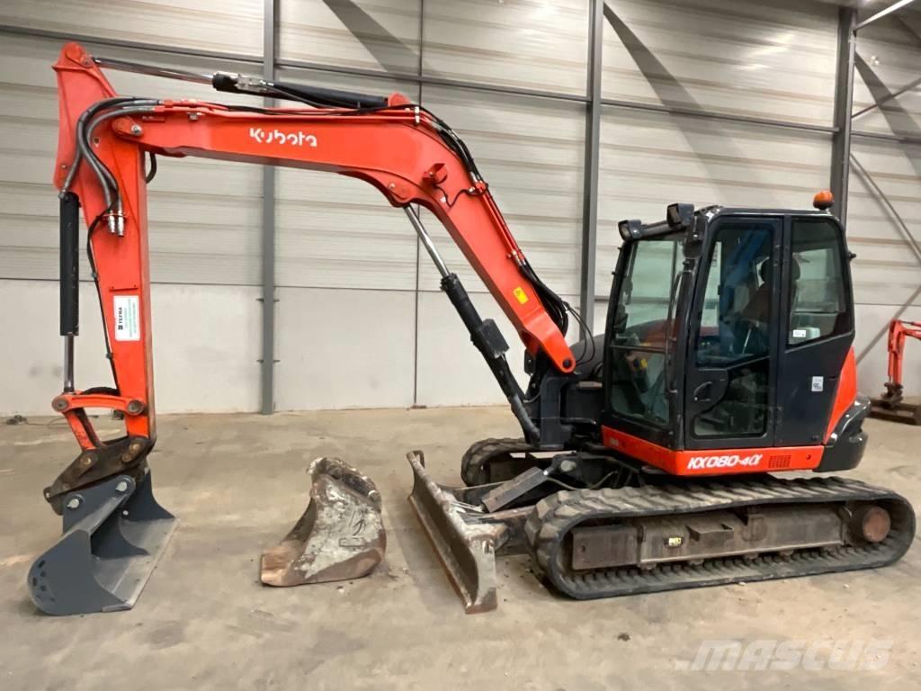 Kubota KX 080-4 A Mini excavators  7t - 12t