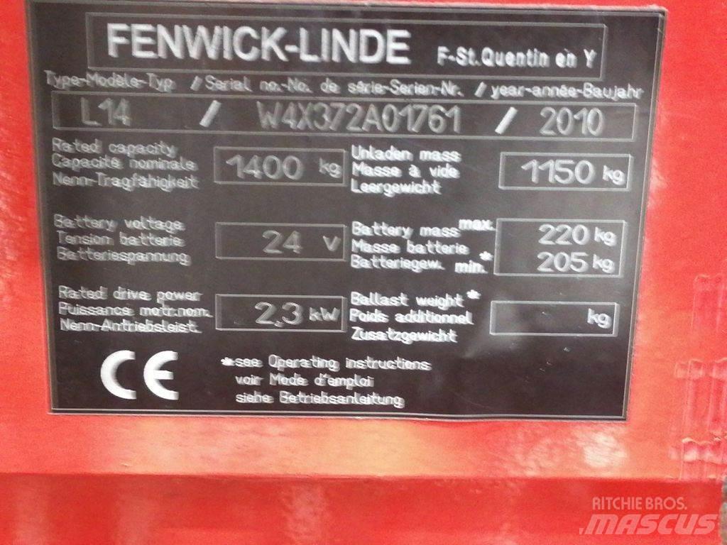 Linde L14 Pedestrian stacker
