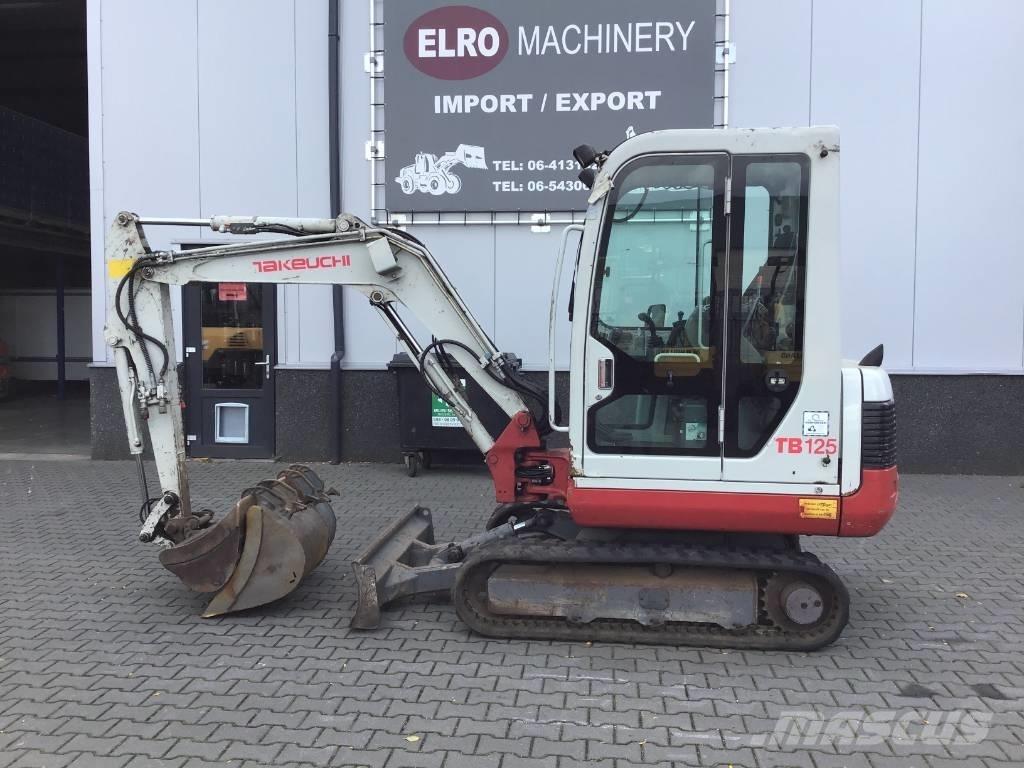 Takeuchi TB 125 Mini excavators < 7t (Mini diggers)