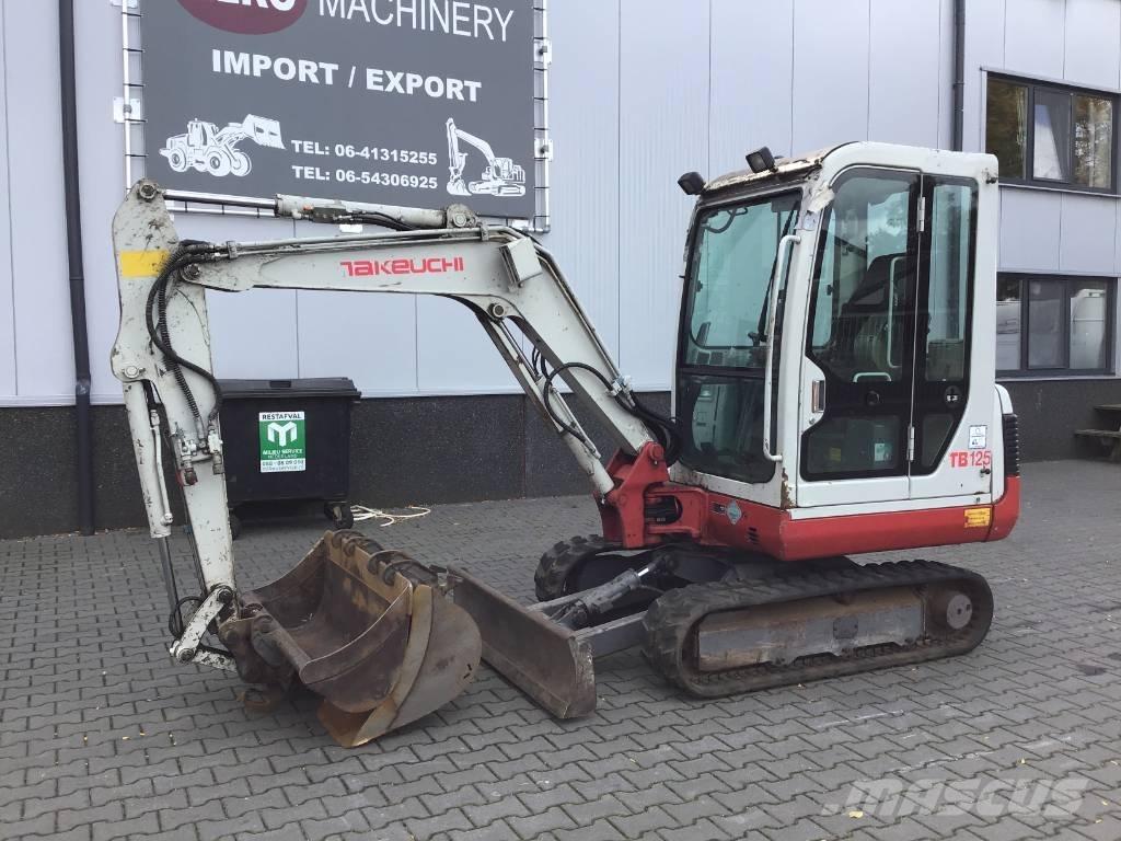 Takeuchi TB 125 Mini excavators < 7t (Mini diggers)