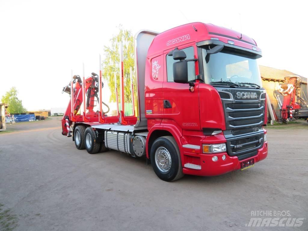 Scania R 500 Timber trucks