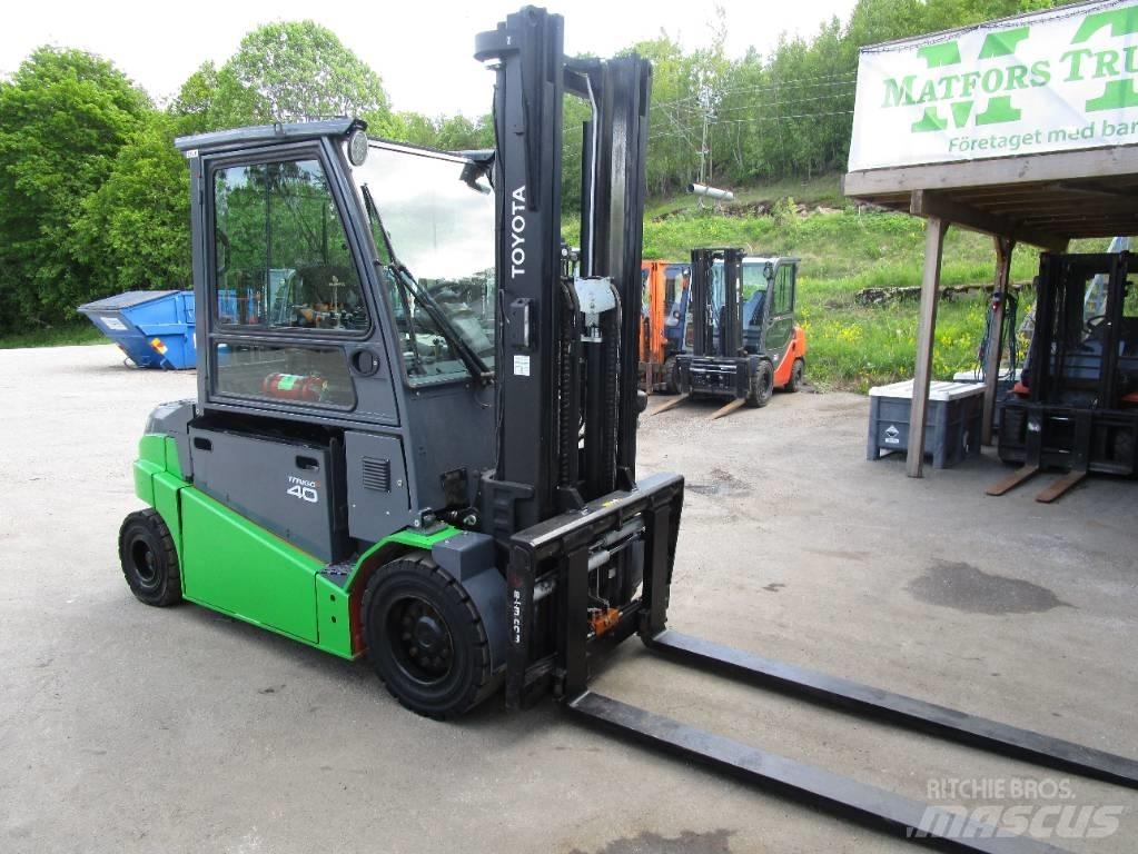 Toyota Elmotvikt Electric forklift trucks