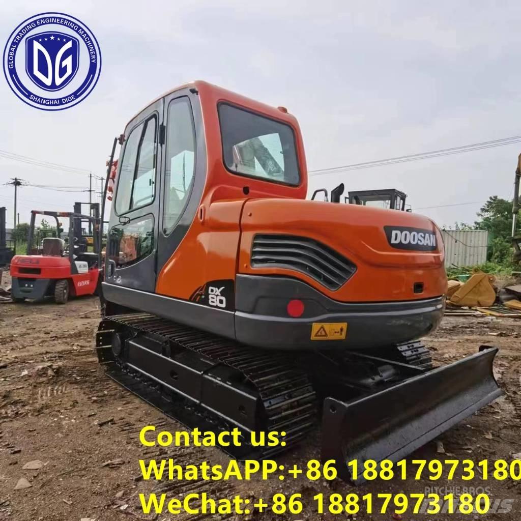 Doosan DX 80 Crawler excavators
