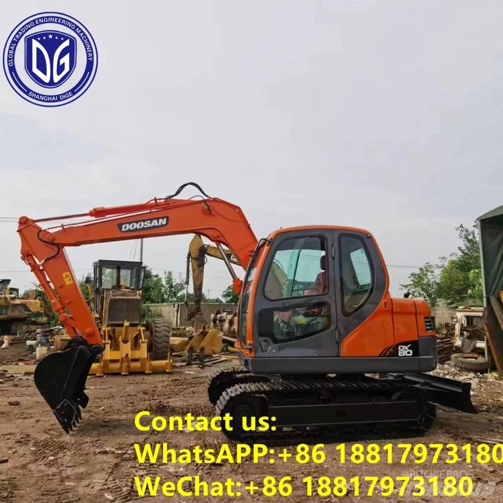 Doosan DX 80 Crawler excavators