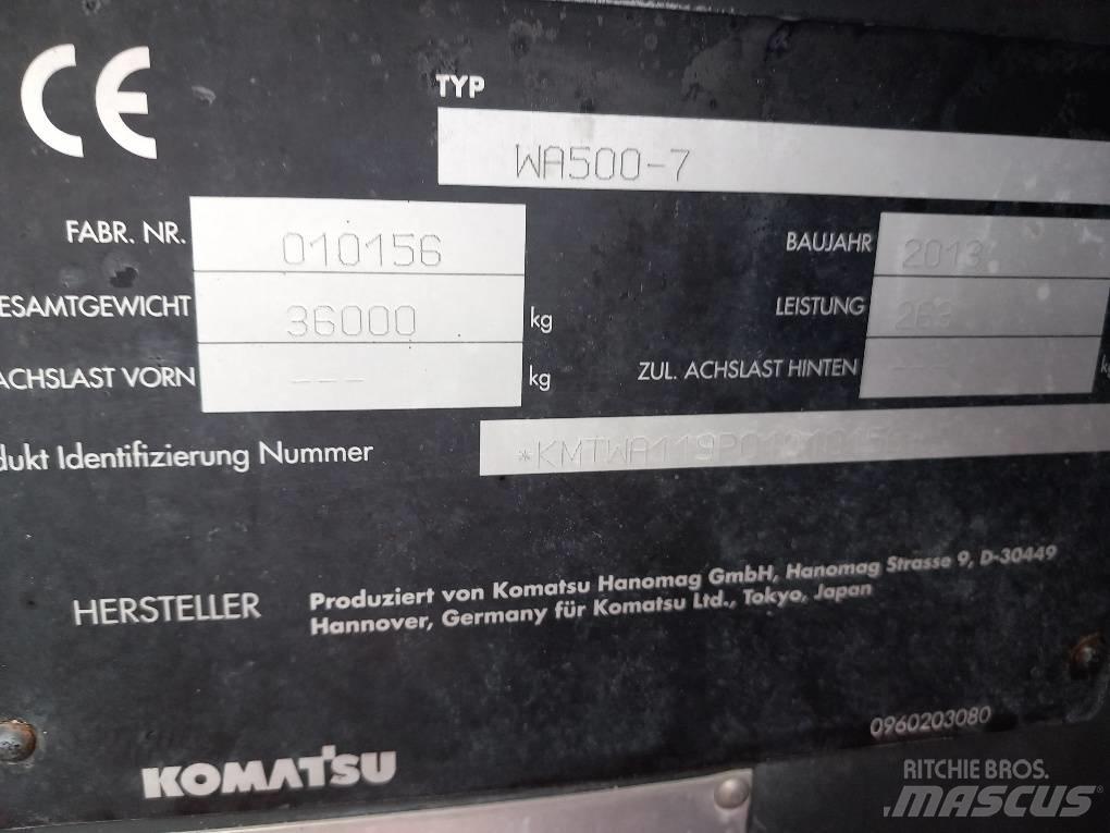 Komatsu WA500-7 Wheel loaders