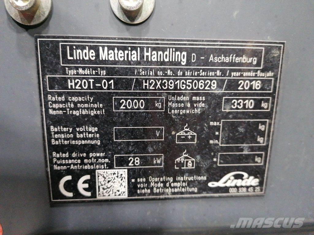 Linde H20T-01 LPG trucks