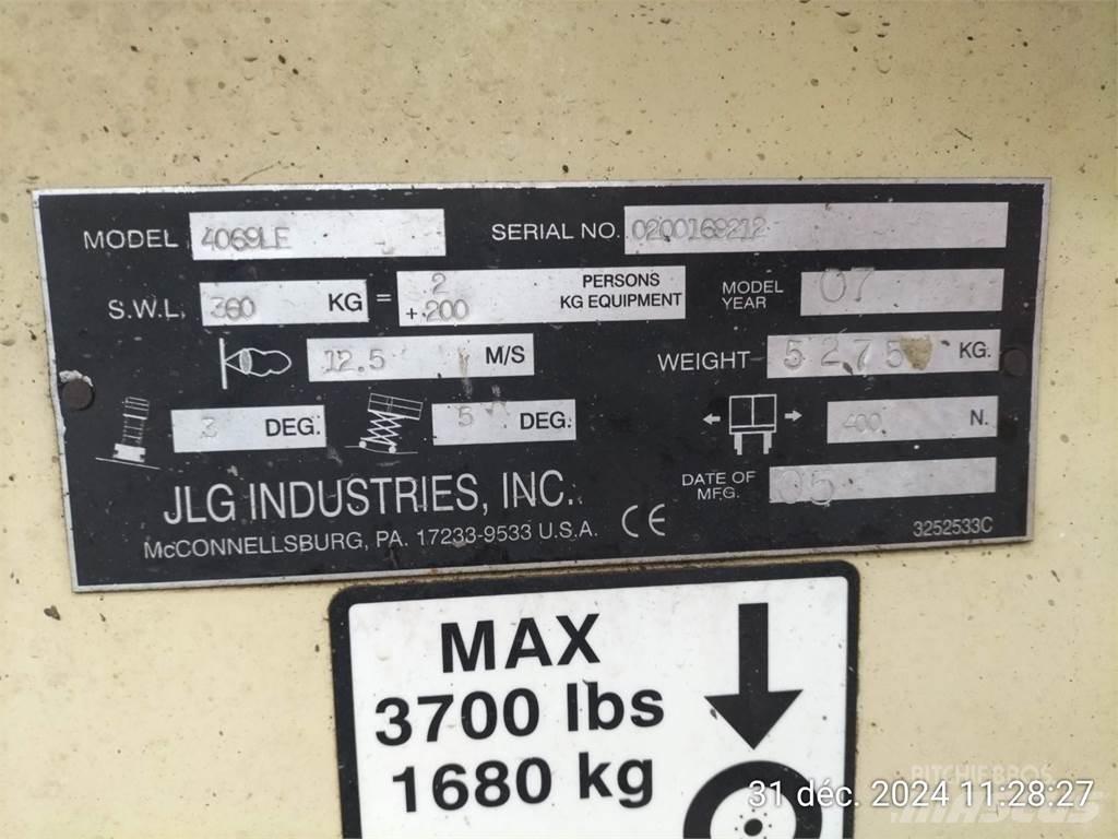 JLG 4069LE Scissor lifts