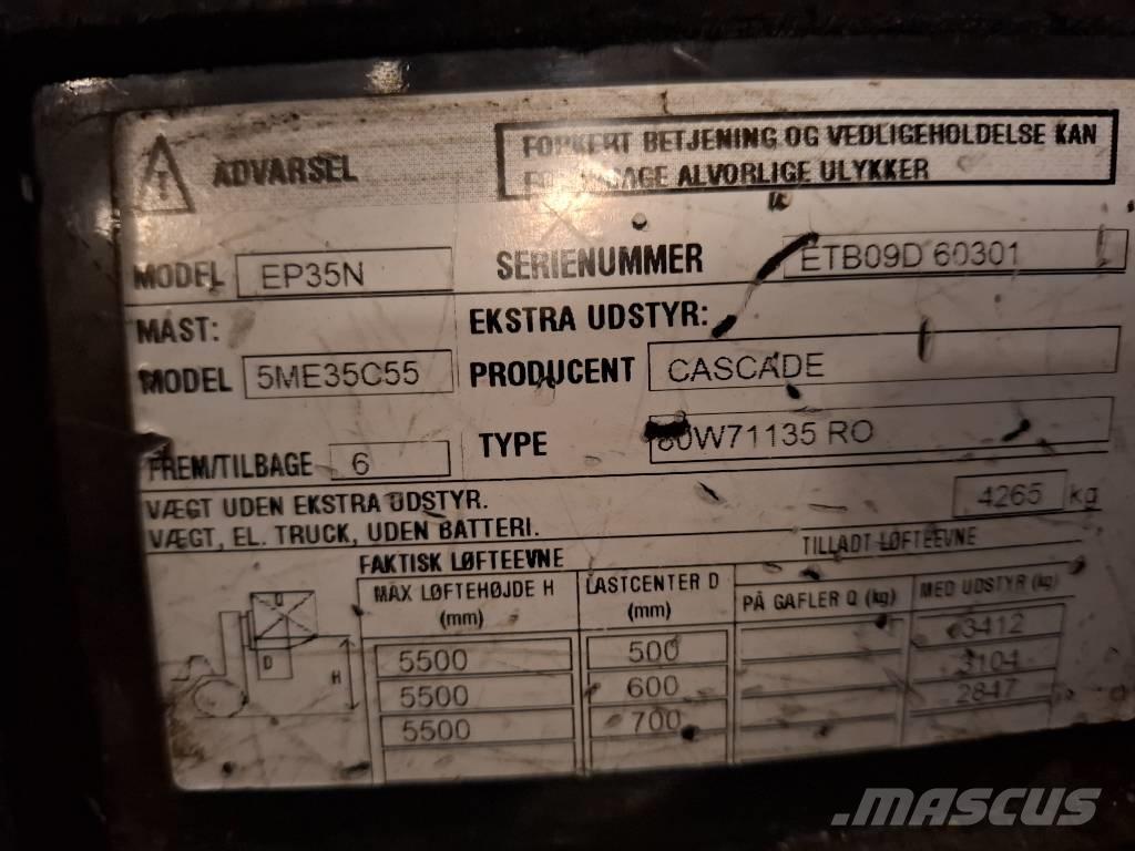 CAT EP35N Electric forklift trucks