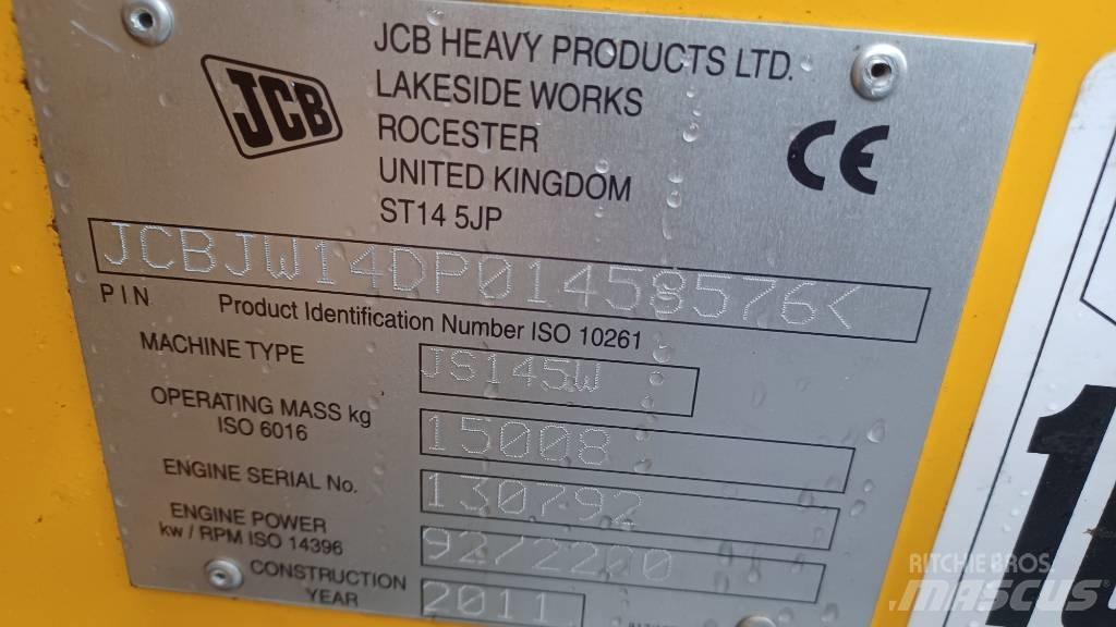 JCB JS 145 W Wheeled excavators