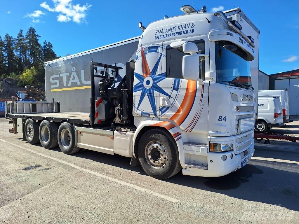 Scania G490 LB8x4*4 Truck mounted cranes