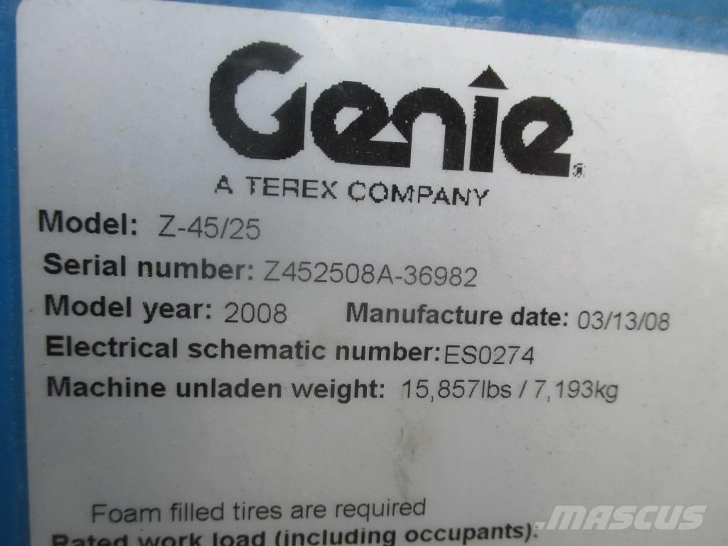 Genie Z 45/25 J DC Articulated boom lifts