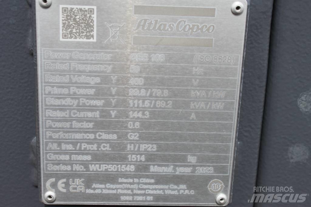 Atlas Copco QES 100 Diesel Generators