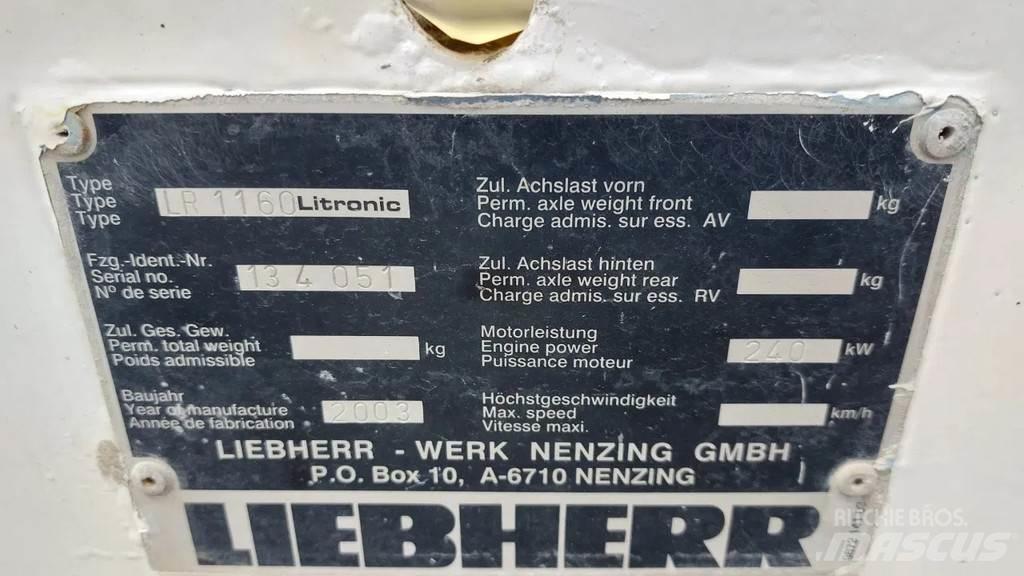 Liebherr LR 1160 Track mounted cranes