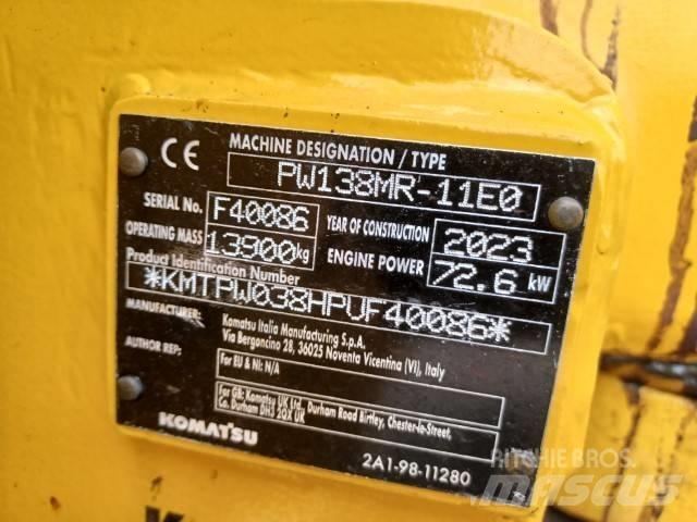 Komatsu PW138MR-11E0 Wheeled excavators
