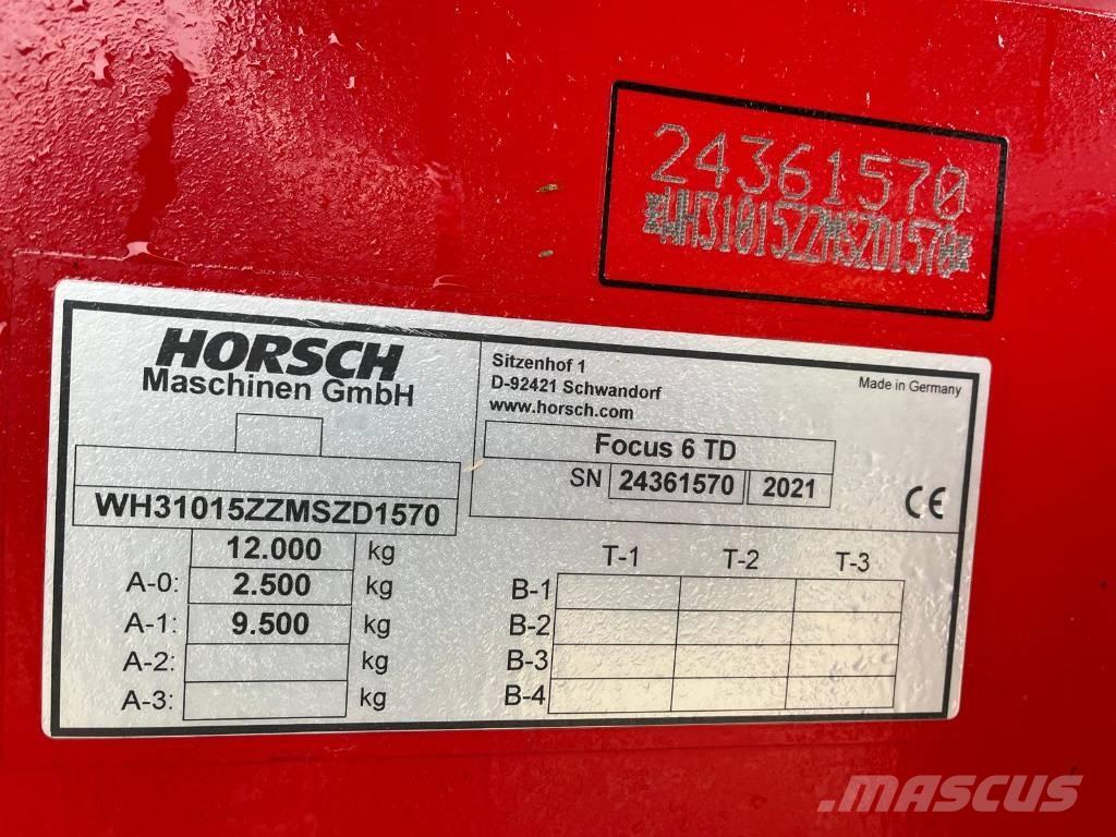 Horsch Focus 6 TD Drills