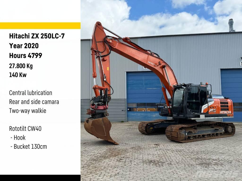 Hitachi ZX250-7 Crawler excavators