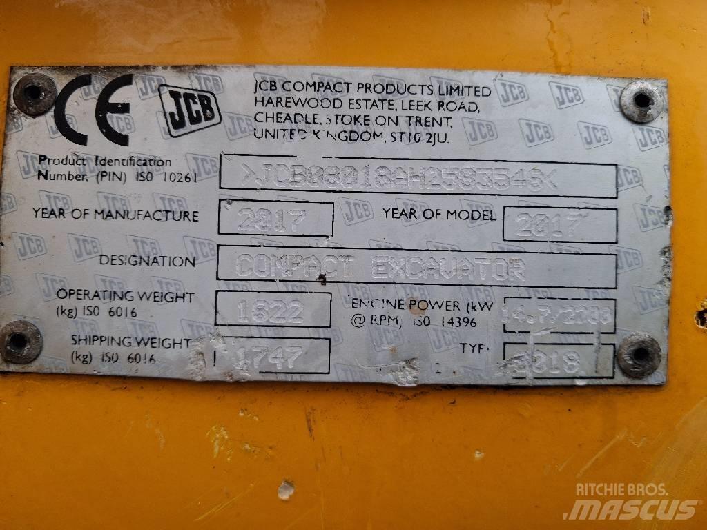 JCB 8018 CTS Mini excavators < 7t (Mini diggers)