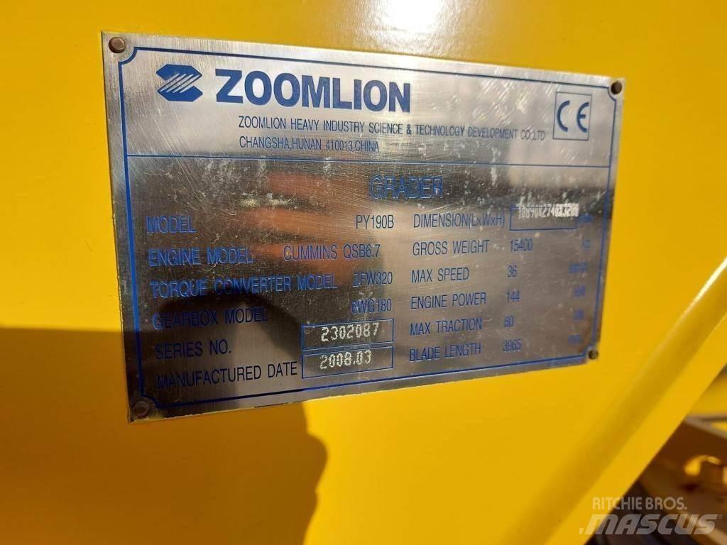 Zoomlion PY190B Graders