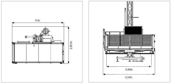 Camac ECP-1500 Used Personnel lifts and access elevators