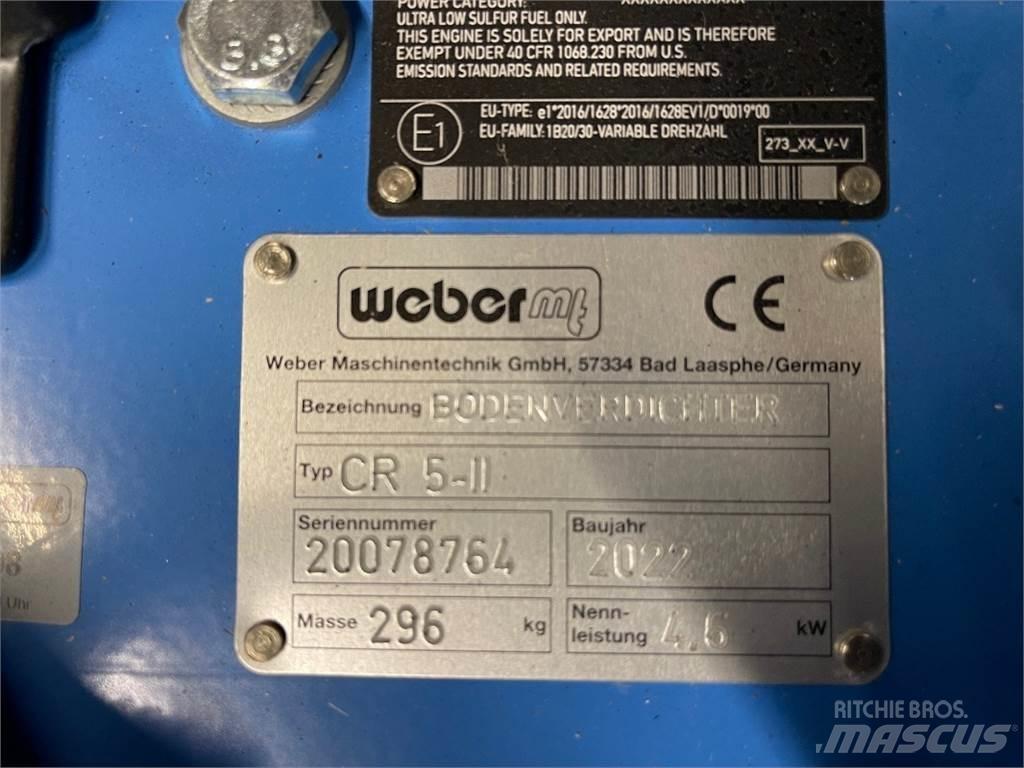 Weber CR5-II Plate compactors