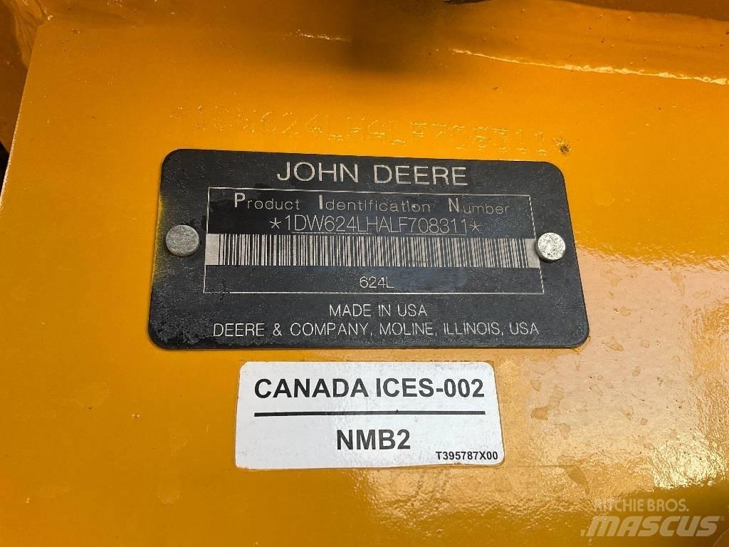 John Deere 624L Wheel loaders