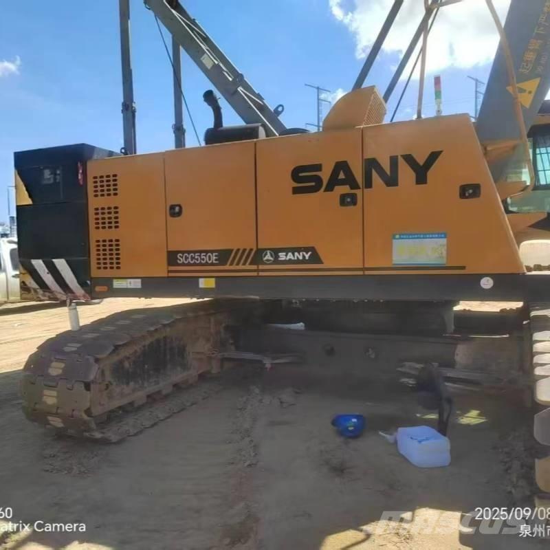 Sany SCC 550 E Track mounted cranes