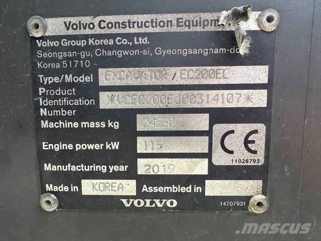 Volvo EC 200 EL Crawler excavators