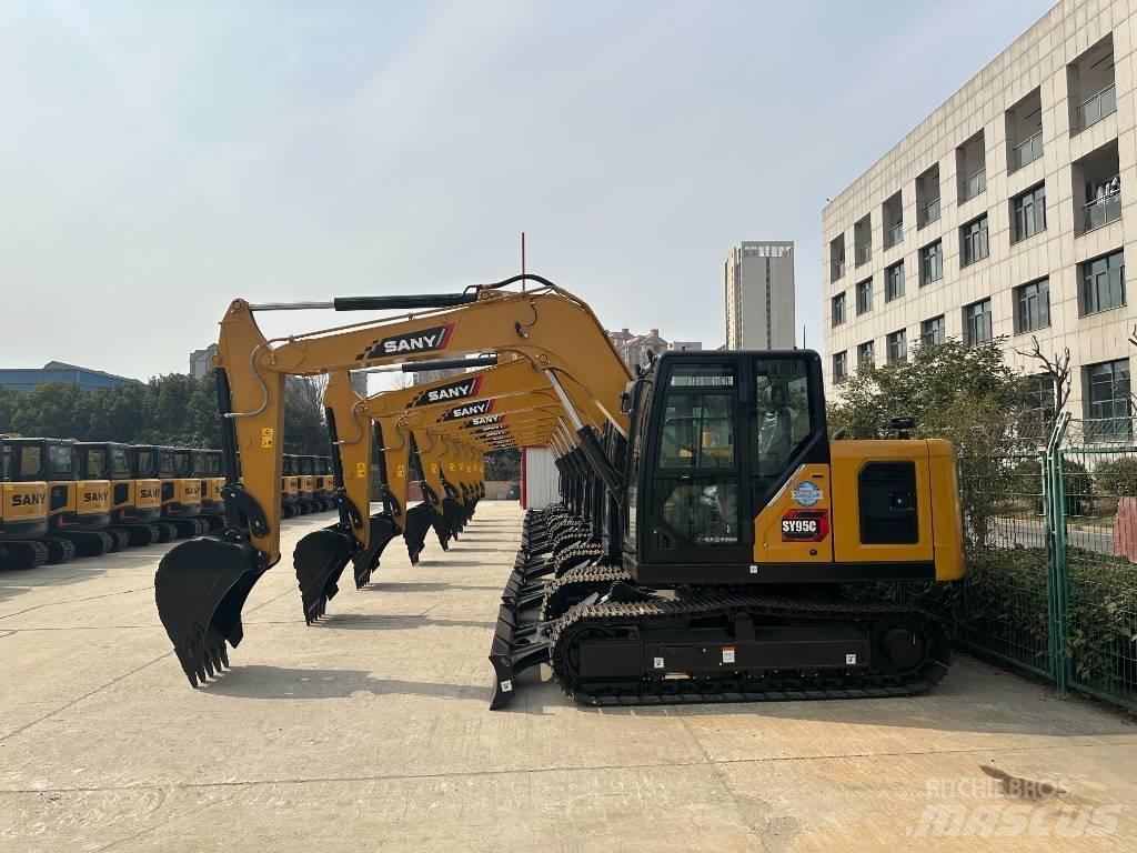Sany SY95C Wheeled excavators
