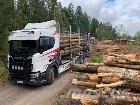 Scania R580B6X4NB Timber trucks