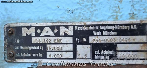 MAN 16.192 HAK Flatbed / Dropside trucks