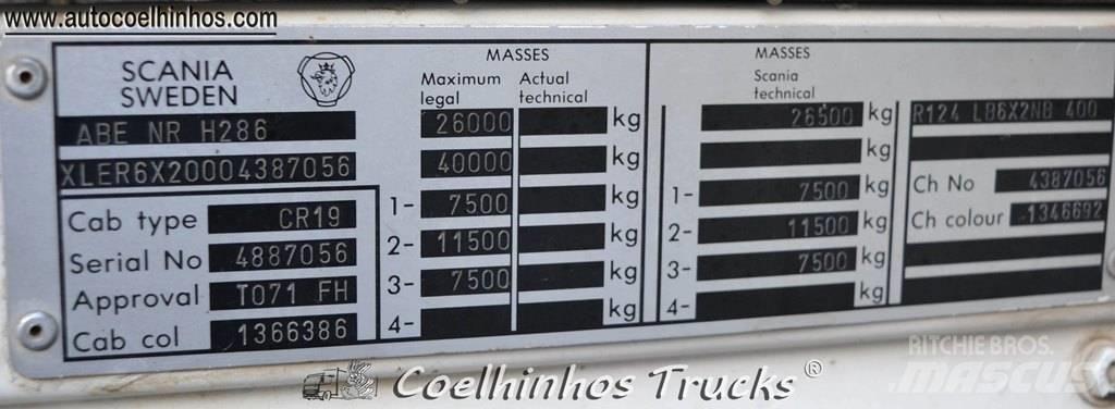 Scania 124L 400 Chassis Cab trucks