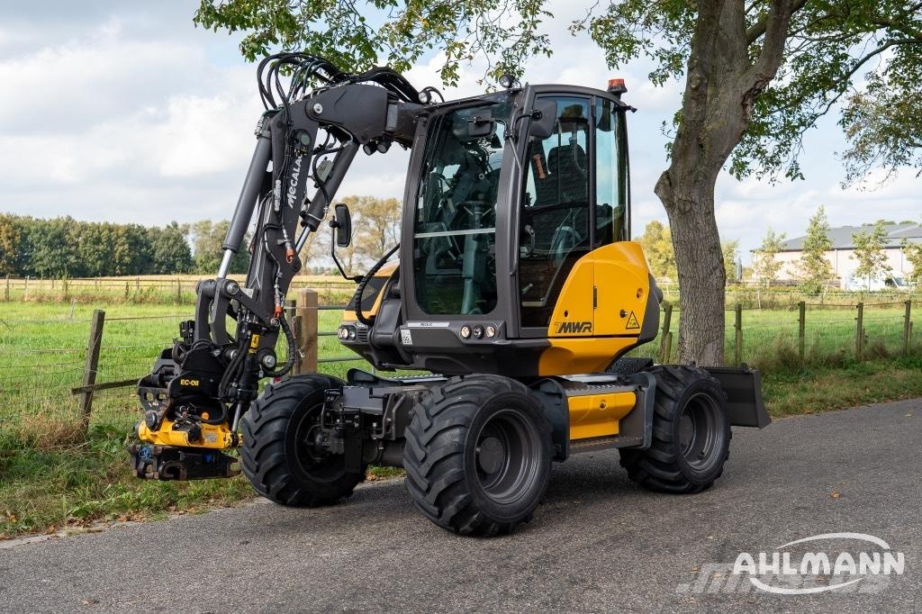Mecalac 7 MWR Engcon Wheeled excavators