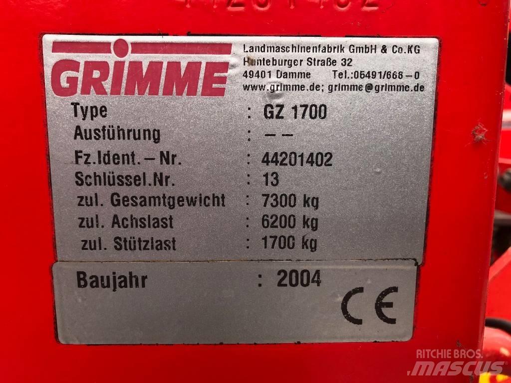 Grimme GZ 1700 Potato harvesters