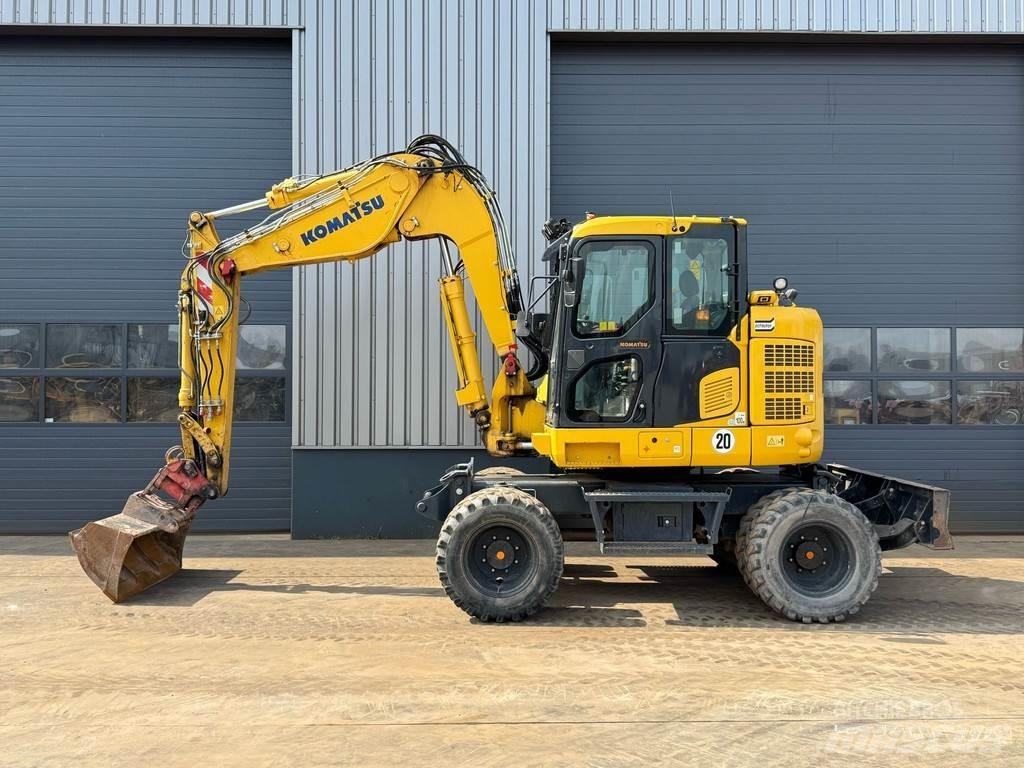 Komatsu PW118MR-11 Wheeled excavators