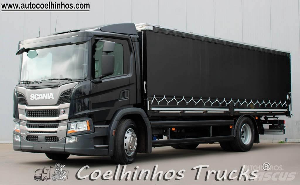 Scania P 250 Curtain sider trucks