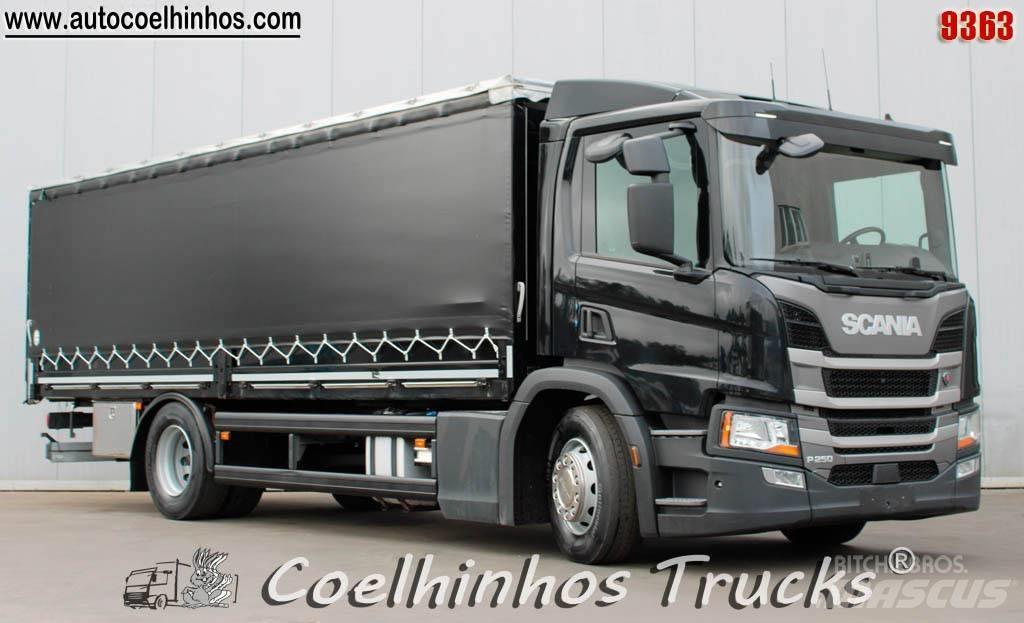 Scania P 250 Curtain sider trucks