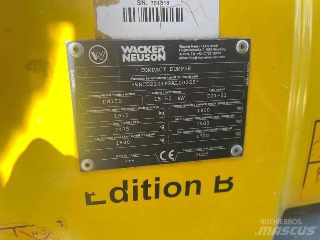 Wacker Neuson DW15e Site dumpers