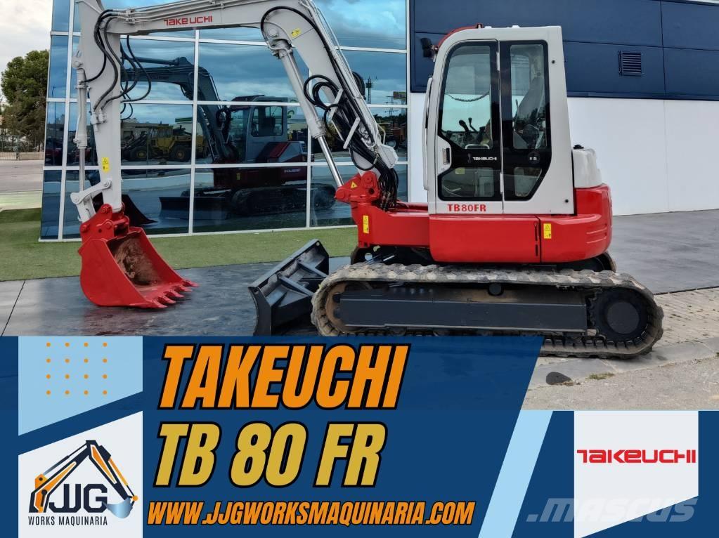 Takeuchi TB 80 FR Mini excavators  7t - 12t