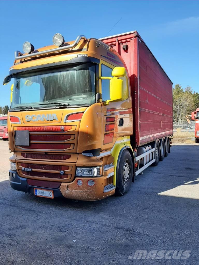 Scania R 520 Curtain sider trucks