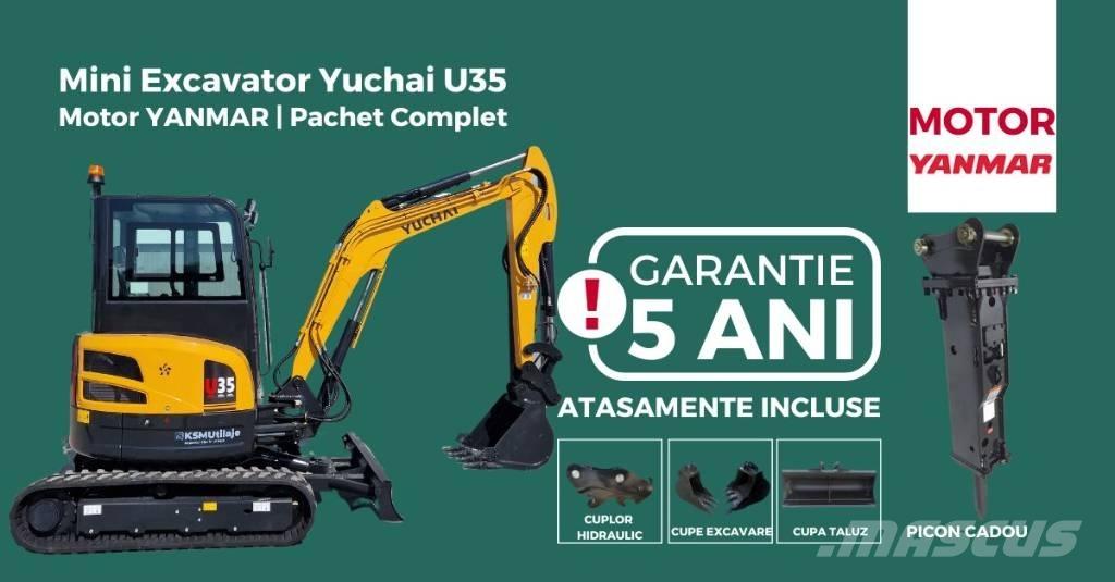 Yuchai U35 STAGE 5 Mini excavators < 7t (Mini diggers)