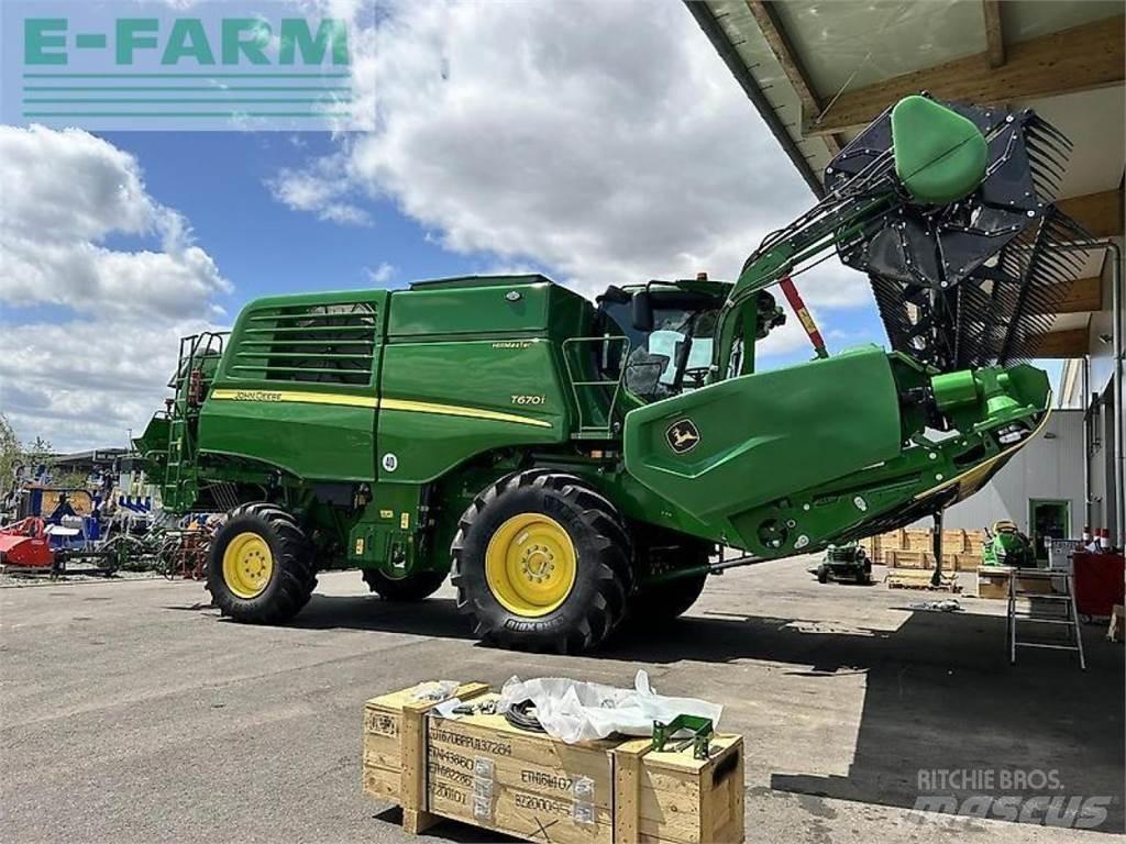 John Deere t670 hm Combine harvesters