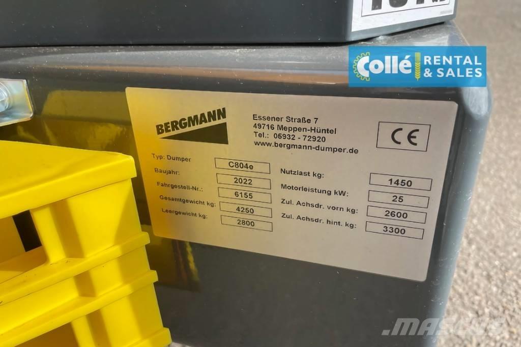 Bergmann C804e | 2022 Site dumpers