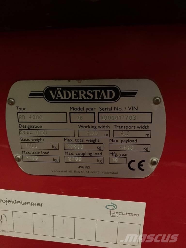 Väderstad Rapid400C Combination drills