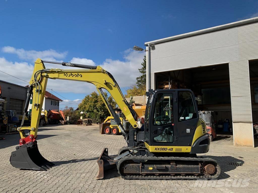 Kubota KX080-4@ Mini excavators  7t - 12t