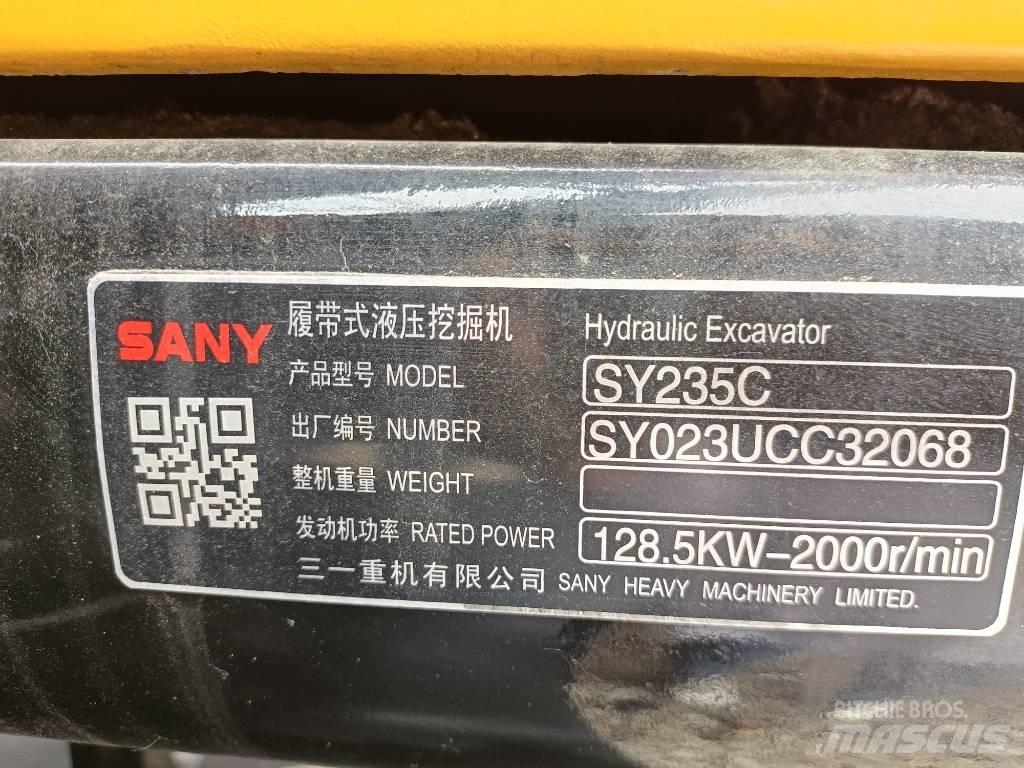 Sany SY235 Crawler excavators