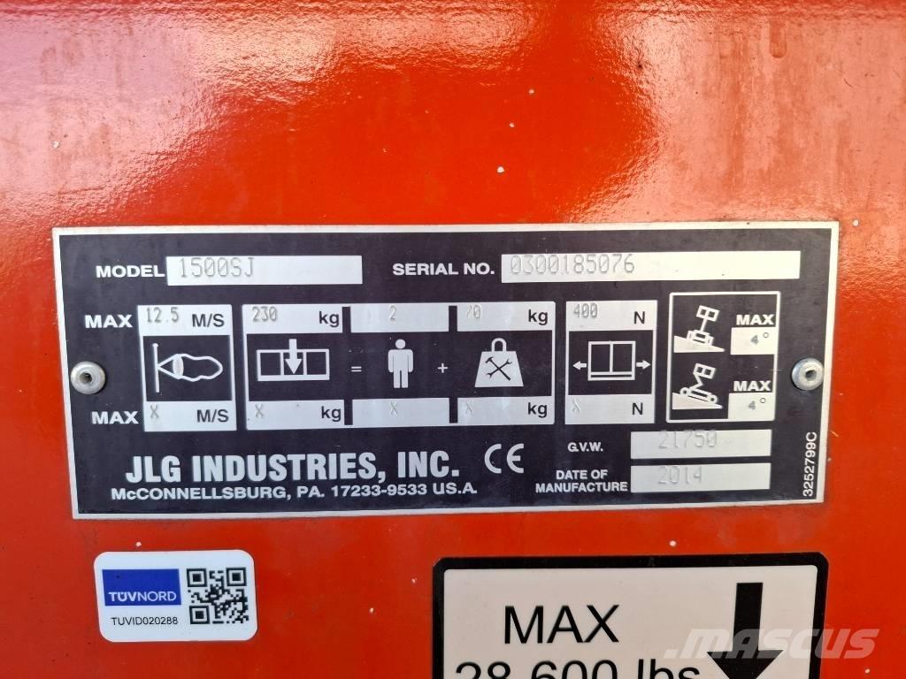 JLG 1500SJ Telescopic boom lifts