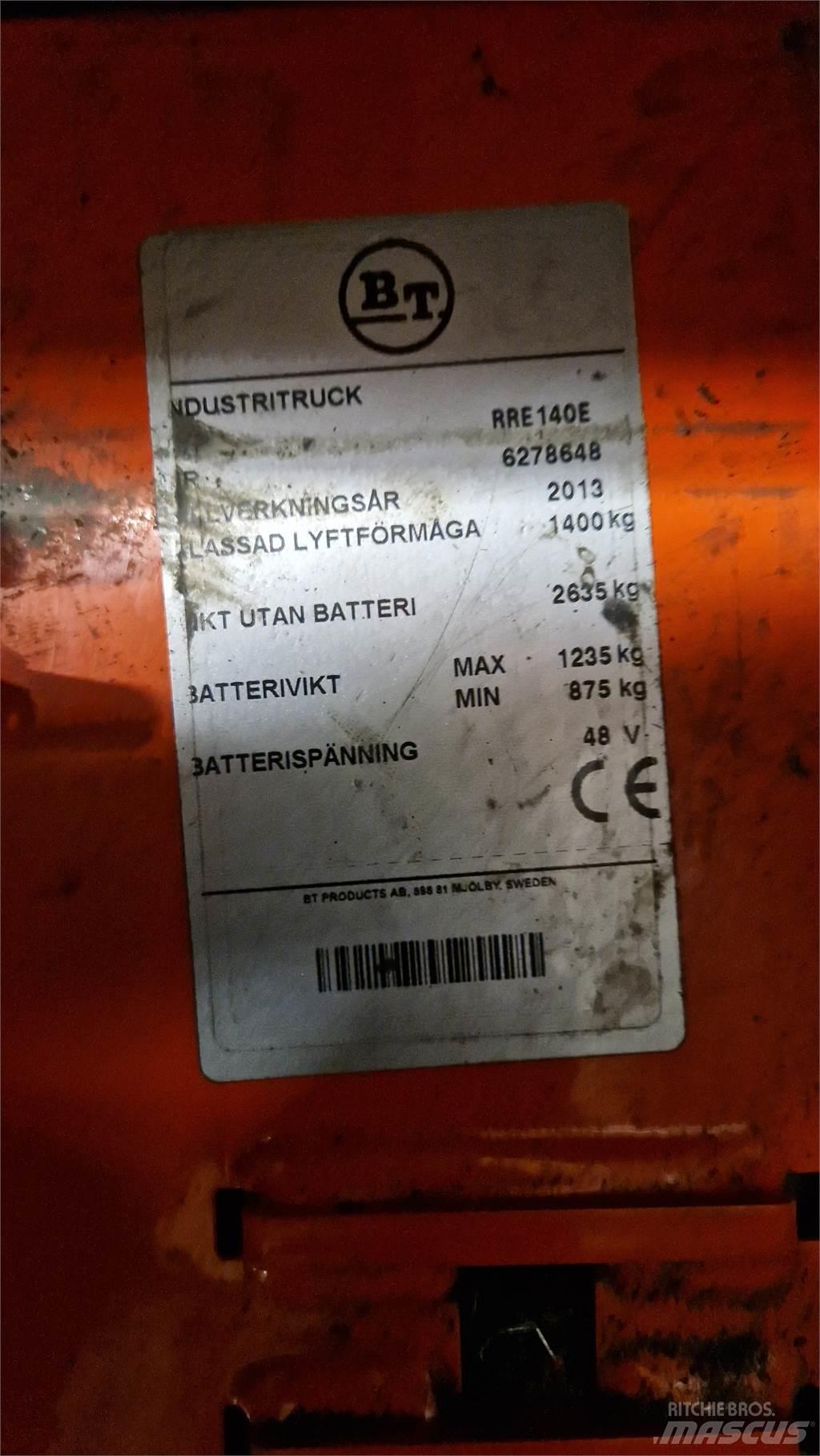 BT RRE140E Reach truck